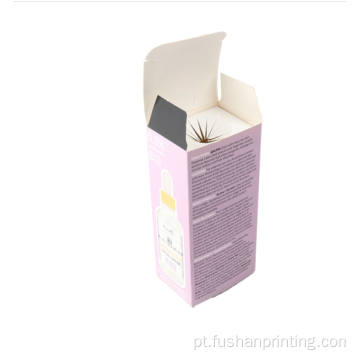 Impressão de cor completa de cartolina de luxo em relevo caixa pequena